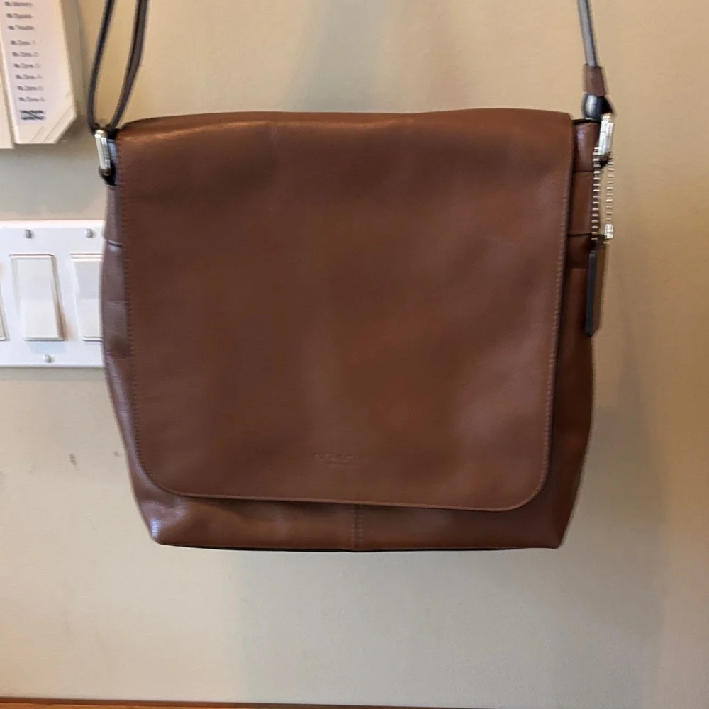 Coach Brown Leather Messanger Bag